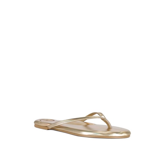 SOLEI SEA Revolve Indie Womens Stylish Metallic Gold Sandals Arch Support Sandal - Picture 4 of 8